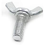Generisch 1-10 Stück M3 M4 M5 M6 M8 M10 M12 DIN316 Verzinkter Kohlenstoffstahl Schmetterlingsschraube Flügelschraube Flügelschraube Klaue Handschraube anziehen (Farbe : 25mm, Größe : M10 1pcs)