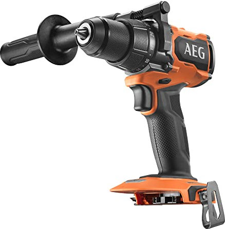 AEG - Trapano avvitatore a percussione 18 V BRUSHLESS Heavy duty, 141 Nm, mandrino in metallo 13 mm, impugnatura aggiuntiva, anti-kickback, senza batt, né caricatore, in cartone