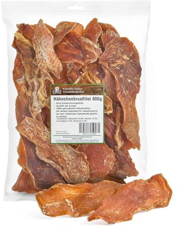 Hähnchenbrustfilet 800g I für Hunde I OHNE ZUSATZSTOFFE I wie Hänchenfüsse I Hänchenhälse