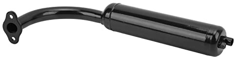 Tubo de Escape Silenciador para Motos, Color Negro, para Motores de 2 Tiempos, y