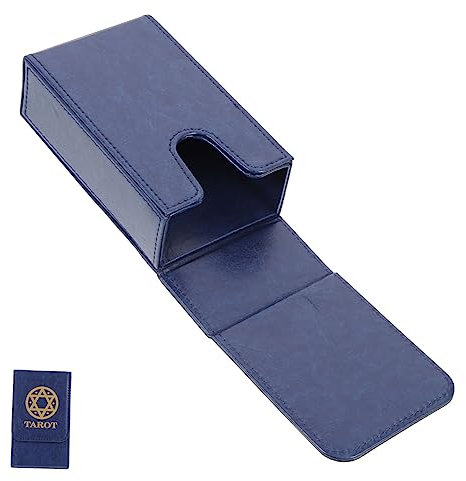 OUNONA Lagerregale Aufbewahrungskiste Tarot-aufbewahrungsbox Spielkarten-organizer Vorratsbehälter Tarot-fall Tarot-kanister Tarot-aufbewahrungshalter Tarot-halter Rechteck Lagerregal Pu