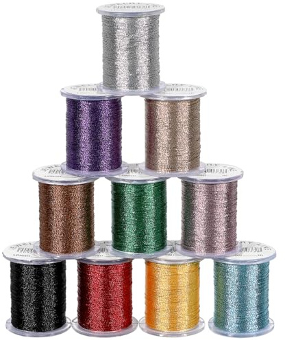 EXCEART Bunte Baumwolle Nylonschnur FüR ArmbäNder 10 Stück 0.3 Mm Nylonschnur Perlenfaden Bunte Seidenschnur Perlenschnur