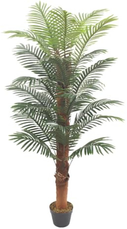 Lacers SMARAGDLINE künstliche Phoenix Palme – Dattelpalme, 150cm, realistische Optik, Dekoration für Wohnzimmer, Balkon und Büroräume- robust und langlebig ohne spezielle Pflege