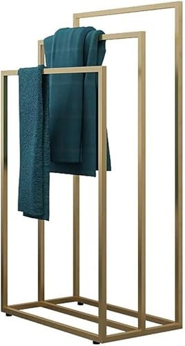 DKRAHRJJ Handtuchhalter,Nstehender Handtuchleiter Mit 3 Ebenen, Handtuchleiter Für Badezimmer, Schlafzimmer, Flur/D/50 * 30 * 95Cm