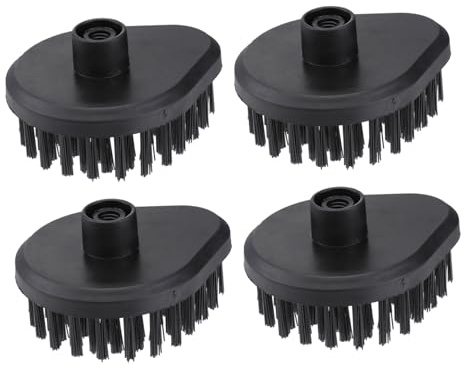 SHERCHPRY 4pcs Steam Cleaning Machine Brush Multi-Purpose Cleaning Brush for Household Use Versatile Design for Bathroom Kitchen Easy Installation Replacement Accessories