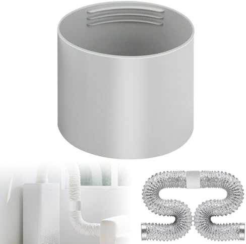 Tuyau Climatiseur Mobile Adaptateur Clim Fenetre Adaptateur de Tuyau D'échappement Climatiseur tuyau d’échappement de 130 mm compatible avec climatiseur mobile