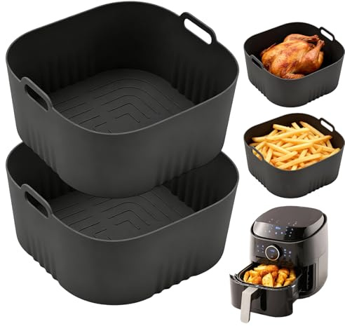 Xyvor 2 Pezzi Molde Silicona Freidora De Aire, Molde Silicona Air Fryer