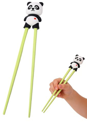 Children Chopstick Trainer – Cartoon Animal Grip Cutlery, Temperature Tolerant Dining Tool, Finger Position Guidance Helper, Food Handling Practice Equipment | Cultural Eating Support for Beginners