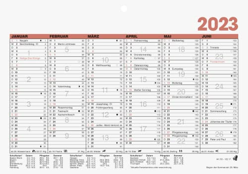 Glocken Tafelkalender, DIN A5, 2015