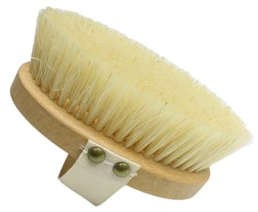 Lilywoods Professional Body Brush with Long Medium Tough Cactus Bristles - Exfoliating Dry Scrubber, Cellulite Remover & Skin Exfoliator, Helps Improve Lymphatic Flow