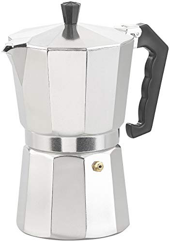 Cucina di Modena Kaffeemaschine: Espresso-Kocher für 9 Tassen, 400 ml, für alle Herd-Arten (Espressokocher Induktion, Espresso-, Mokka & Kaffee-Kocher, Induktionskochplatte)