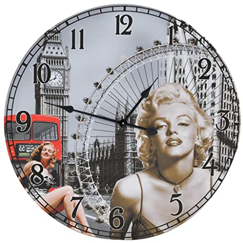 vidaXL Vintage Wanduhr 60 cm