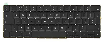 ICTION Teclado de repuesto QWERTY para MacBook Pro Retina de 13 pulgadas, 15 pulgadas, teclado A1706 A1707 de finales de 2016, mediados de 2017