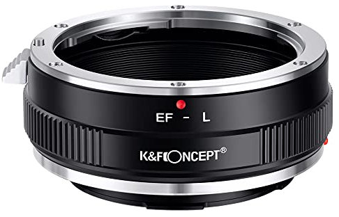 K&F CONCEPT EOS to L Mount Adapter, Manual Focus Adapter Compatible with Canon EF EF-S Lens to L Mount Camera Body