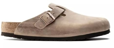 Birkenstock Herren Boston EsdBoston Antistatik/Naturleder, blau, Größe 42, Normale Sohle