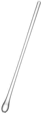 Glass - Stirrer Stick - 13 Long- for Mixing Cocktails - Drinks - Glass Stir Rod - Bar Cocktail Shaker - Made in Europe -by Barski