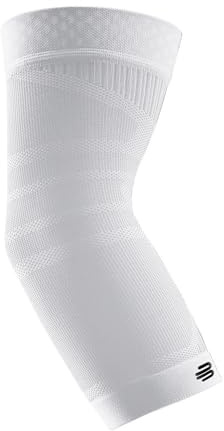 BAUERFEIND Armbågsärm Sport kompression armbågsstöd, 1 unisex armbågsbandage med kompression, för basket, friidrott och för boll- och slagsporter, höger och vänster