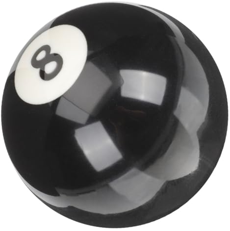 SUPVOX Palla da Biliardo Nera 8 in Resina 2.24In Palla Sostituibile per Tavolo da Biliardo Allenamento E Gioco Professionale
