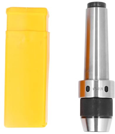 Portabrocas sin Llave Autoajustable MT5 APU16, 3 Mandíbulas Ajustables de 3-16 Mm, Material de Acero de Aleación para Máquinas CNC