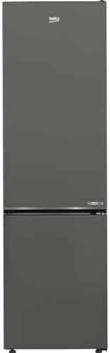 Beko B7RCNE408HG freistehende Kühl/-Gefrierkombination, 355 l Nettovolumen, 249 l Kühlen, 106 l Gefrieren, NoFrost, AeroFlow, HarvestFresh, Multizone, 3 Gefrierschubladen, Manhattan Gray