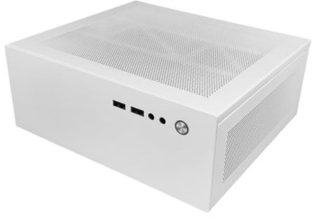 Funda de PC, chasis de computadora compacto, carcasa de PC pequeña, carcasa de computadora pequeña, carcasa de PC de chasis, eficiencia espacial: resistente y duradera para el hogar y