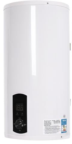 Caldaia elettrica da 80 l, 220 V, 2000 W, serbatoio dell'acqua, serbatoio dell'acqua elettrico orizzontale, scaldabagno, montaggio a parete verticale
