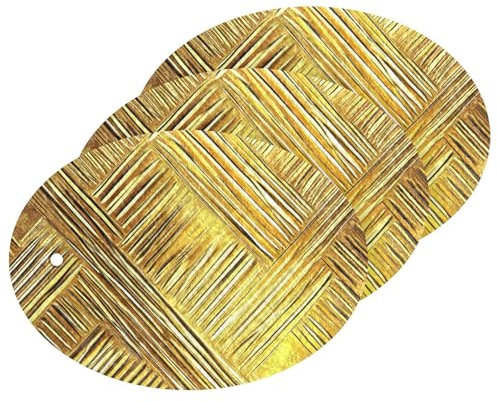 Esponjas absorbentes de irregularidades doradas para lavar esponjas de limpieza decorativas antiarañazos para uso doméstico para limpiar sartenes de cocina, vajilla y utensilios de cocina