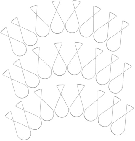 MOKKHNB 100pezzi Ganci Per Soffitto in Metallo Resistente e Durevole Kit Per Appendere Tende Da Soffitto Per e Luoghi Commerciali Uso Per Lampade e Tende