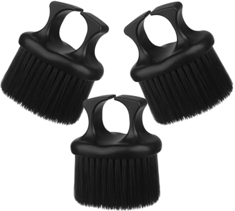UKCOCO 3 Stück pack Bartpflege Knöchelbürste für Männer Kleine Ergonomische Bartbürste mit Weichen Borsten Tragbare Schnurrbart und Haarentwirrungsbürste Geschenkidee
