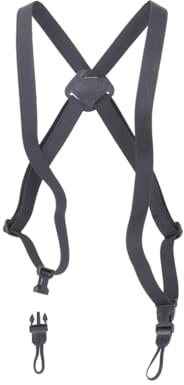 OP/TECH 5301422 Bino-Cam Harness - Elastic, Black