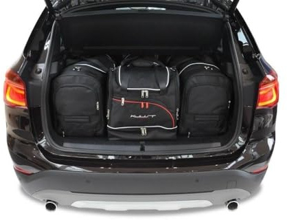 KJUST Dedizierte Kofferraumtaschen 4 stk kompatibel mit BMW X1 F48 2015-2022