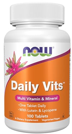 NOW Daily Vits™ Multivitaminas y Minerales, 100 Tabletas