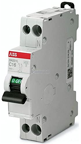 ABB SN201 B10 INTERR. AUTOMATISCH 1P+N 6KA