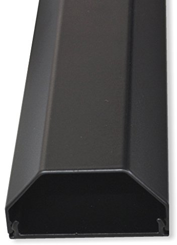 Kabelkanal ALU 110cm lang, 50mm breit, 26mm hoch schwarz