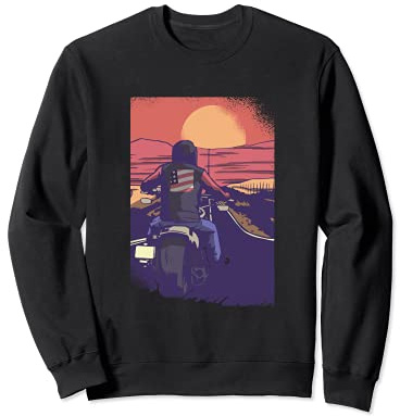 Chopper Motorbike Riding Sweatshirt