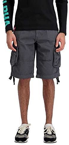 Alpha Industries Jet Short - kortbyxor för herrar Vintage Grey