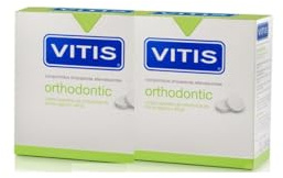 Pastillas desincrustantes para limpieza de ortodoncias removibles y protesis VITIS Orthodontic (2 cajas, con 32 comprimidos por caja)