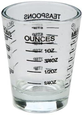 Mikinona Mehrzweckwerkzeug kaffee glas tasse Glasmessung trinken küchenarmatur kitchen accessories Messbecher für Flüssigkeiten Messbecher aus Glas Schuss-Unze-Becher Unzen Tasse Krug