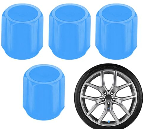 Las tapas de vástago de válvula de neumático brillan en la oscuridad,tapas de neumáticos que brillan en la oscuridad - 4 tapas de válvula impermeables para neumáticos de coche - Tapas de válvula de ne