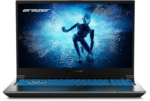 ERAZER Deputy P60i 39,6 cm (15,6 Zoll 144Hz) Full HD Gaming Laptop (Intel Core i7-13620H, 16GB DDR4 RAM, 1TB SSD, GeForce RTX 4060 8GB GDDR6, Win 11 Home)