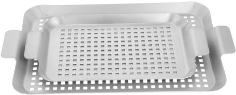 ANDRESLAD Outdoor Backblech Abkühlgitter Set Dash Grill Topper 2-teilig Outdoor Grill Zubehör Zum Backen Braten