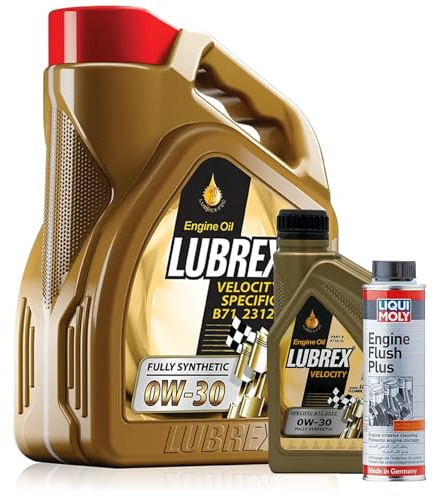 0W-30 Fully Synthetic Engine Oil ACEA C2-6L + Engine Flush