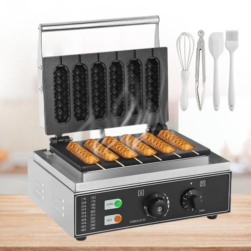 pealiritansemen Macchina per Hot Dog, Attrezzatura per Riscaldamento Bifacciale per Hot Dog, Pressa per Hot Dog, Controllo della Temperatura 50-300℃, Timer 0-5 Min, per Ristoranti, Bar, Campus