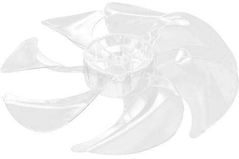 Générique Pale De Ventilateur Électrique Globe De Rechange Pour Ventilateur Hunter Éventail à 7 Feuilles Pales De Amovible Personnel Lame Transparent Plastique