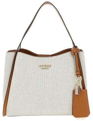 Nicolette Canvas Small Girlfriend Satchel, Natur/Karamell, Einheitsgröße