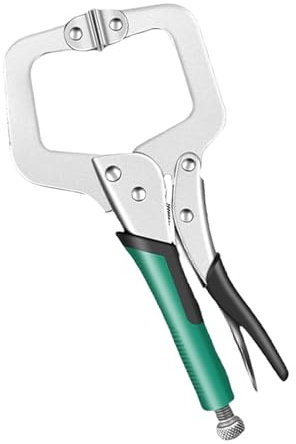 Heavy Duty Locking Clamp Quick Release Clamp Pliers Adjustable Screw Large Opening Clamp for Woodworking Welding Manual Repair Tools