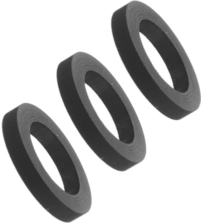 3 Stück Kassettenrekorder Antriebsriemen aus Gummi 9,5 14,8 2,1mm | Plattenspieler und Tape Deck, Schwarz, Leicht zu Montieren, Zubehör für Wartung und Reparatur