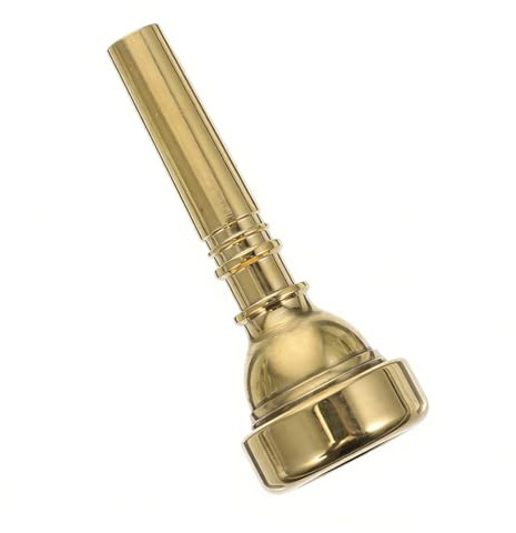 VICASKY Embouchure de Trompette Dorée Taille 7 pour Petite Trompette Embout de Remplacement Portable Compatible Musiciens Débutants et Professionnels Accessoire pour Haute Performance