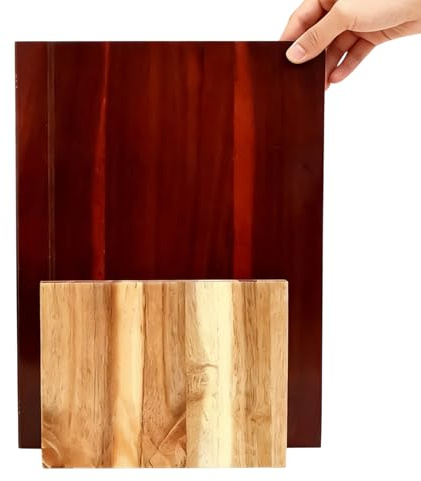 Set Di Tagliere Libro, Set Di 4 Pezzi Di Blocco Di Preparazione In Legno Con Supporto - Set Tagliare Legno Libro - Per Cucina Casa Salumi Controsoffitto Carne