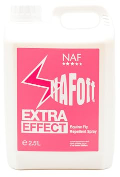 NAF Off Extra Effect Fly Spray Refill 2.5L – Natural Insect Repellent for Horses – Effective Against Flies, Midges & Biting Insects – With Citronella – Long-Lasting Summer Protection
